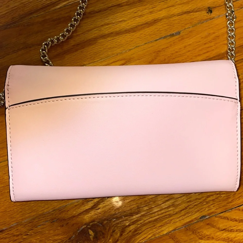 Kate spade pink chain wallet bag - Picture 3 of 8